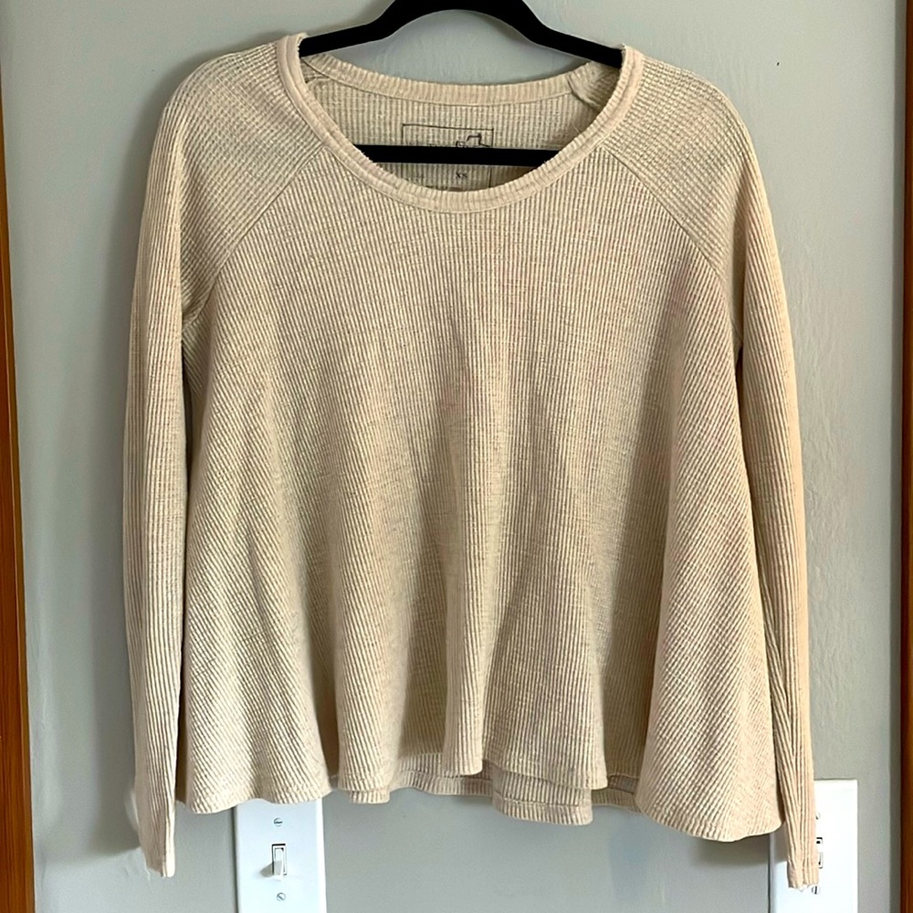 We the Free - Waffle knit Long sleeve Top